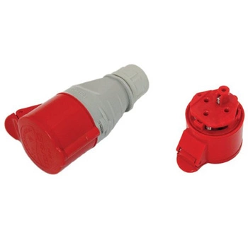 Tragbare Schnellanschluss-Isolationssteckdose 32A 400V 3P+N+Z IP44