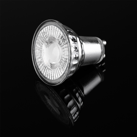 LED Lampen GU10, Glühbirne aus Glas 6W = 50W 580lm 38° 3000K warm LUMILED
