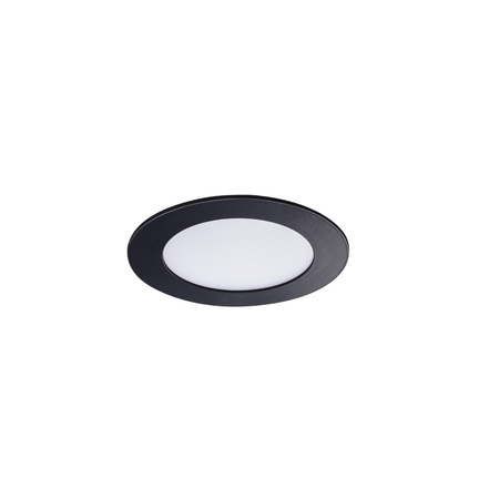 LED-Deckeneinbauleuchte ROUNDA DOWNLIGHT 6W 3000K 270lm IP44 Schwarz KANLUX