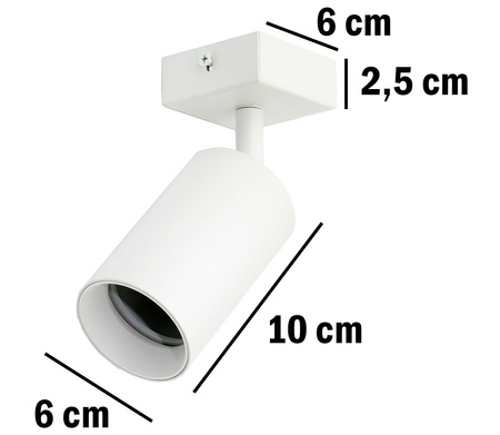 Decken- und Wandleuchte - GU10 SPOT LED-Lampe QUALIS I Weiß