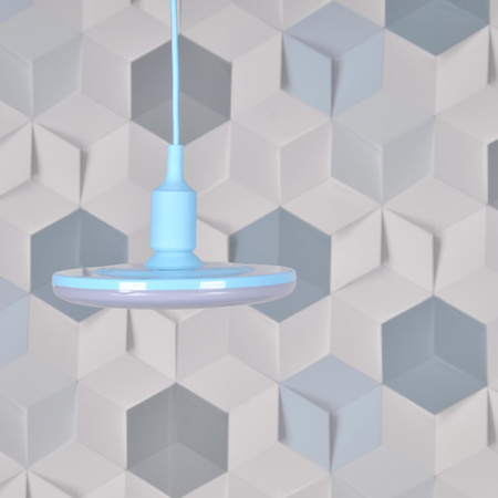 Hängende Deckenleuchte KIKI 1xE27 15W BLAU 3000K GOLDLUX (Polux)