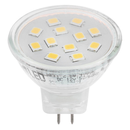 LED Lampen MR11, Glühbirne 12V 2.5W = 20W 220lm 120° 4000K neutral LUMILED