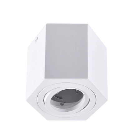 Sechseckige GU10-LED-Deckenleuchte beweglich weiß SPOT für die Deckenmontage