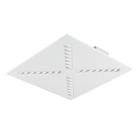 LED Deckenleuchte 30.5W 60x60cm 4200lm 3000K Warm 80° Flush Mounted Weiß Kanlux