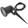 LED-Gartenlampe GU10 IP65 TIGHT Schwarz - 1m Kabel