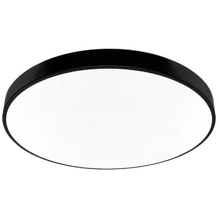 LED Plafond Deckenleuchte 80W 4000K CRI>85 HOUSTON Schwarz 80cm