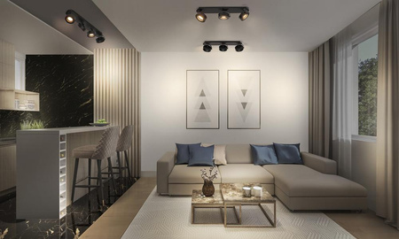 LED Spot Venus LEDVANCE 4-Punkt-Reflektor 4-Watt Schwarz LEDVANCE Deckenleuchte Wandleuchte