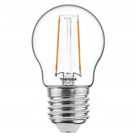 LED Lampen E27 G45 2.5W = 25W 250lm 2700K Warm Glühfaden TOSHIBA