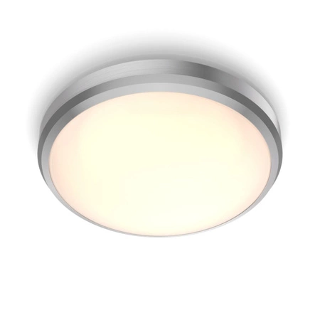 Plafond LED-Anbauleuchte DORIS 6W 2700K IP44 22cm Satin PHILIPS