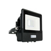 LED Fluter 10W 735lm 6500K IP65 Schwarz mit Muffe, Bewegungssensor und CUT-OFF-Funktion Samsung Chip VT-118S-B V-TAC