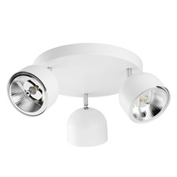 ALTEA WHITE Spot Reflektor Weiß und Silber Modern 3xES111 GU10 3418 TK Lighting Deckenleuchte