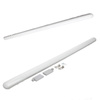 Hermetische LED-Langfeldleuchte 60W 7200lm 4000K Neutral IP65 Grau Negro Kobi