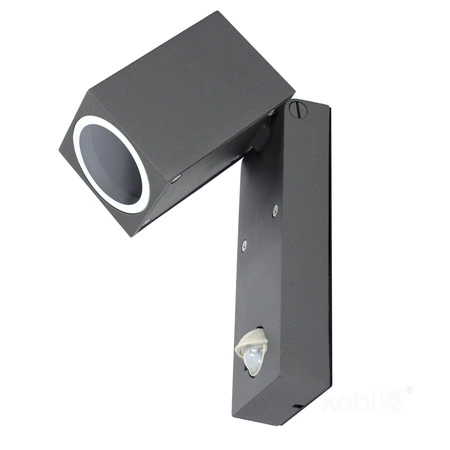 LED-Gartenleuchte QUAZAR 15 LxGU10 IP44 KOBI Grauer Sensor