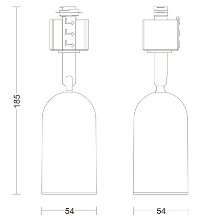 LED GU10 Weiß EasyLink Shea Philips Stromschienenleuchte