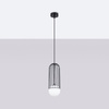BRINA 1 G9 Schwarz Modern SOLLUX Pendelleuchte für die Decke