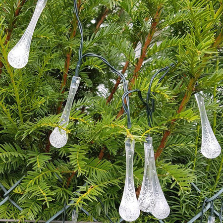 LED Solar-Gartengirlande ICE 30LED GOLDLUX (Polux)