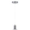 Pendelleuchte E27 Chromschirm mit weißem Kabel VT-7338 V-TAC