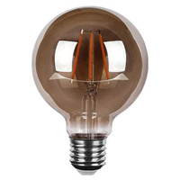 E27 G80 LED Lampen 6W = 50W 650lm 2200K Warm 360° Filament geräuchert