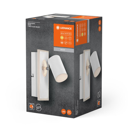 LED-Decken-Wandleuchte Wand montiert Aufputz 16.5W 875lm CCT Dekorativer Weißer Spot Mars Ledvance