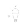 LED-Lampe E27 Ball 18W 2000lm 6000K Kalt 270° Kobi
