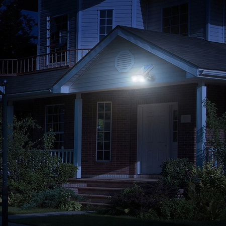 LED-Gartenstrahler Solar Plug-in IP44 2700K/6500K Außen Dämmerungssensor