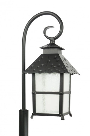 Außengartenlampe LATERNE E27 Cadiz K 5002/1/Z 146cm schwarz Su-Ma
