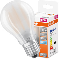 E27 A60 LED Lampen 4W = 40W 470lm 4000K Neutral 300° OSRAM STAR Filament