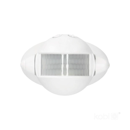 PIR-Bewegungs- und Dämmerungsmelder LX39 180ST WHITE KOBI