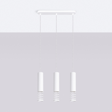 Decke Pendelleuchte 3x GU10 Weiß LAMI Ocean Green SL.1688 Sollux