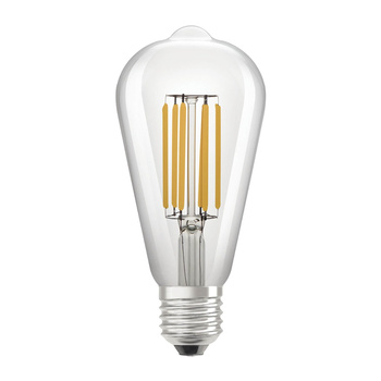 LED Lampe E27 ST64 4W = 60W 840lm 3000K Warm 320° Glühfaden LEDVANCE Ultra Efficient