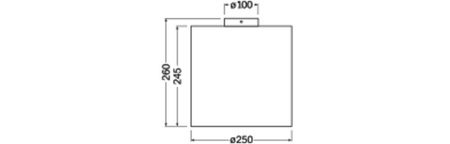 Spot Tuba E27 Karton Braun Dekor Ledvance Decke Reflektor Lampe