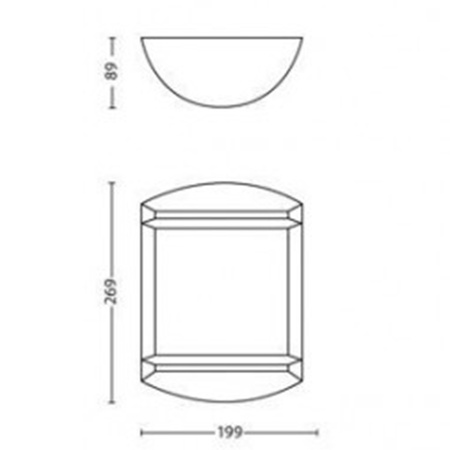 Gartenleuchte LED Wandleuchte ANTELOPE myGarden 6W 4000K IP44 Weiß PHILIPS
