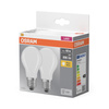 2x LED-Lampe A60 E27 6.5W = 60W 806lm 2700K Warm 300° BASE Osram