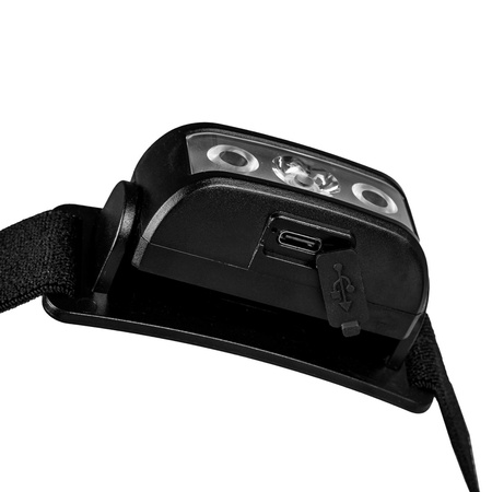 Wiederaufladbare Kopftaschenlampe 100lm 100LM LED + 2XLED 5 Modi VAYOX