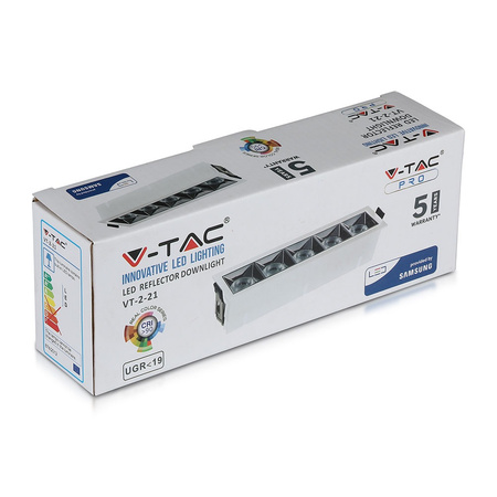LED Spot 20W 5700K Fixed SMD SAMSUNG CHIP Rechteckige Leuchte VT-2-21 V-TAC