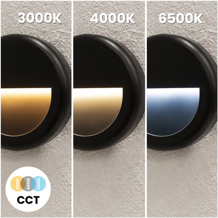 Außen Garten Treppe Wandleuchte CCT 3000-6500K LED 4W IP65 VIREO LUMILED