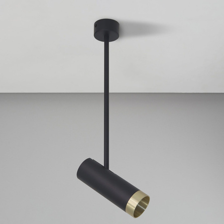 Spotlight Deckenleuchte GU10 Schwarz Gold PORTO Sanico Goldlux