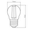 LED Lampen E27 G45 2.5W = 25W 250lm 2700K Warm Glühfaden TOSHIBA