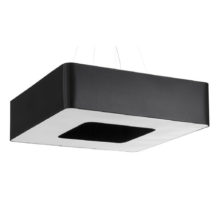 LED-Pendelleuchte URANO 8xE27 Kronleuchter 80cm Schwarz SOLLUX