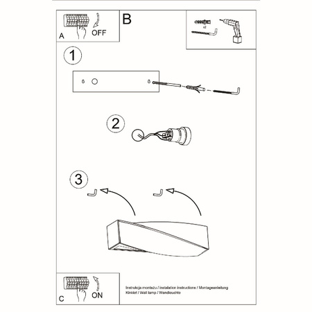 SOLLUX Wandleuchte Wandleuchte SIGMA MINI E27 Keramik oben/unten Modern Weiß