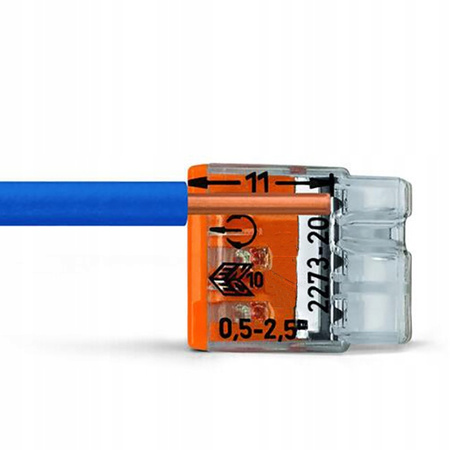 Installationsverbinder Schnellverbinder 5x0,5-2,5mm Drahtwürfel