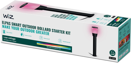 LED-Gartenpfosten für den Außenbereich 4.8W RGB SMART WiFi WiZ