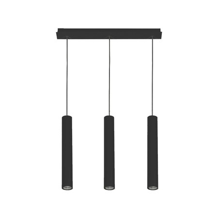 EYE III Pendelleuchte 7862 Nowodvorski Schwarz 3xGU10 Hängende Decke Modern