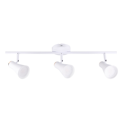 Bewegliche und verstellbare Decken- und Wandleuchte 12,6W LED BERG 3 weiß 3000K GOLDLUX (Polux)