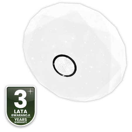 LED-Deckensegel WESTA 48W CCT Weiß Rund 40cm + PILOT LUMILED