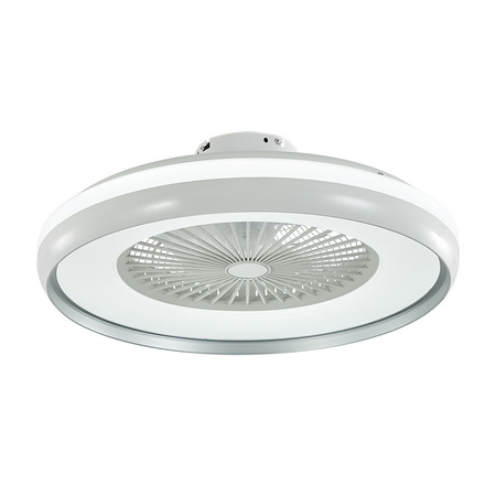 45-W-Deckenventilator mit integriertem CCT-LED-Licht und RF-Fernbedienung grauer Ring VT-5022 V-TAC