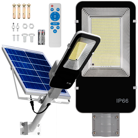 Leistungsstarke 1200W 6500K LED Solar-Straßenlampe IP65 + Fernsteuerung