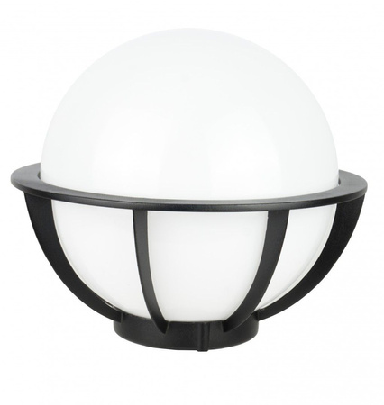 Outdoor-Gartenlampenmast LATERNE E27 Kugeln mit Korb 250 OGMWN 1 KPO 250 170-270cm schwarz Su-Ma