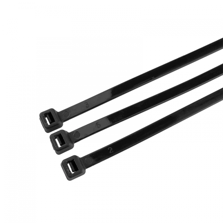 Kabelbinder 7,6x500 mm Schwarz UV TRACKS Zipper Ties OK-76500B .MORE 50 pcs.