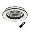 LED-Industrieleuchte mit Lüfter + Fernbedienung 48W 2110lm RGB CCT 150° Anbau Schwarz PLAVE KANLUX